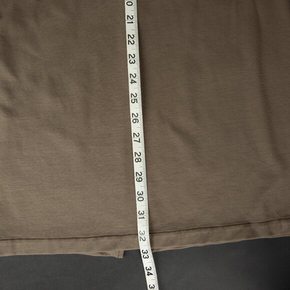 EPOQUE EVOLUTION Belted Pocket Skirt Straight Pencil Taupe M - Picture 6 of 6